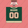 Minnesota Wild Personalized Current Home Jersey Wall Art Prints