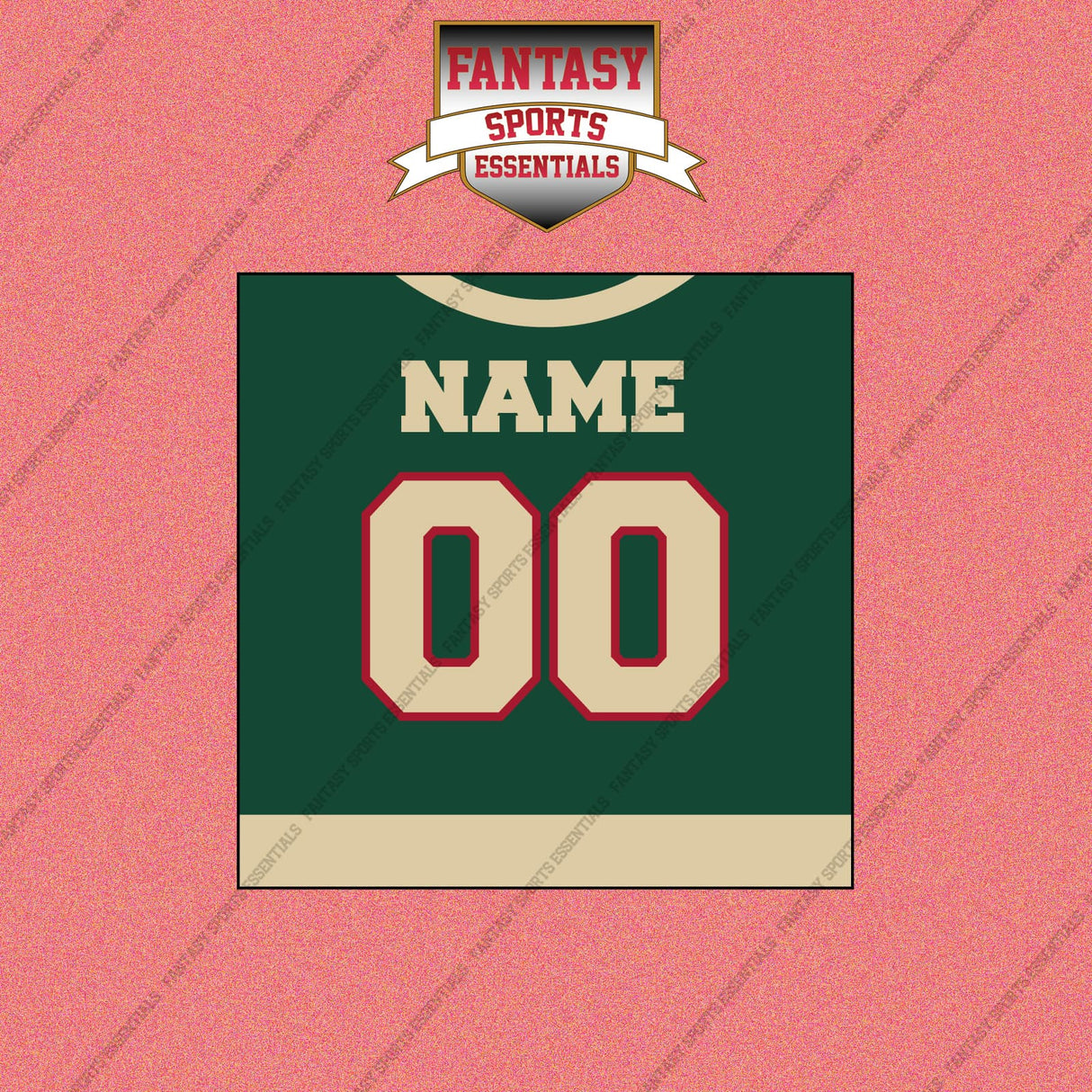 Minnesota Wild Personalized Current Home Jersey Wall Art Prints