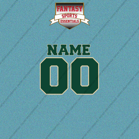 Minnesota Wild Personalized Current Name and Number Car Decals