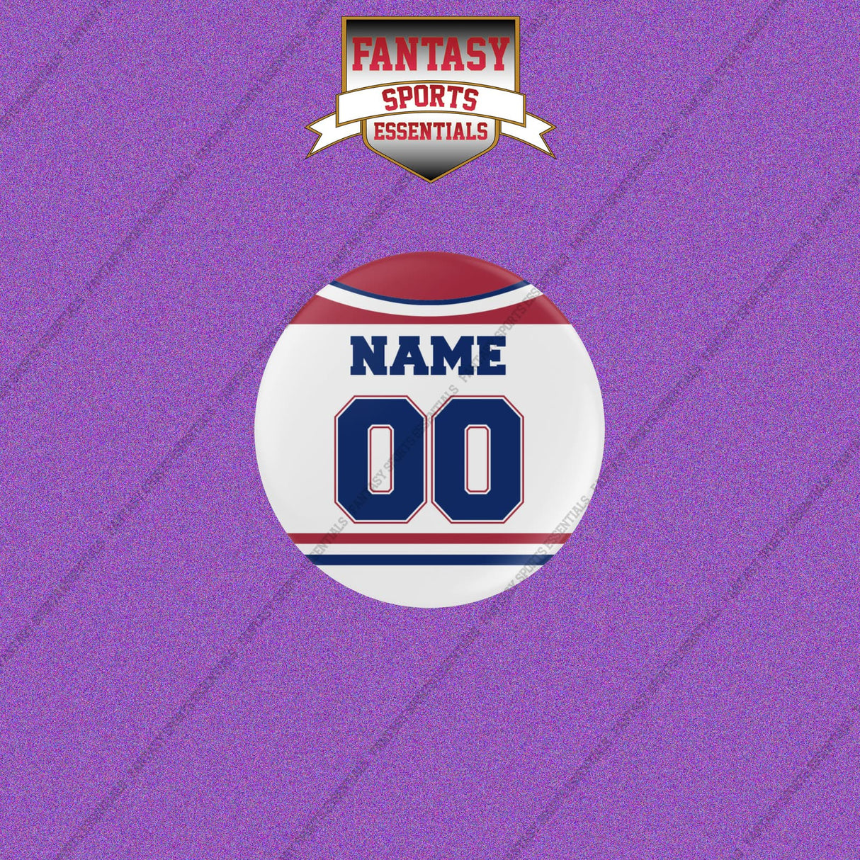 Montreal Canadiens Personalized Current Away Jersey Buttons