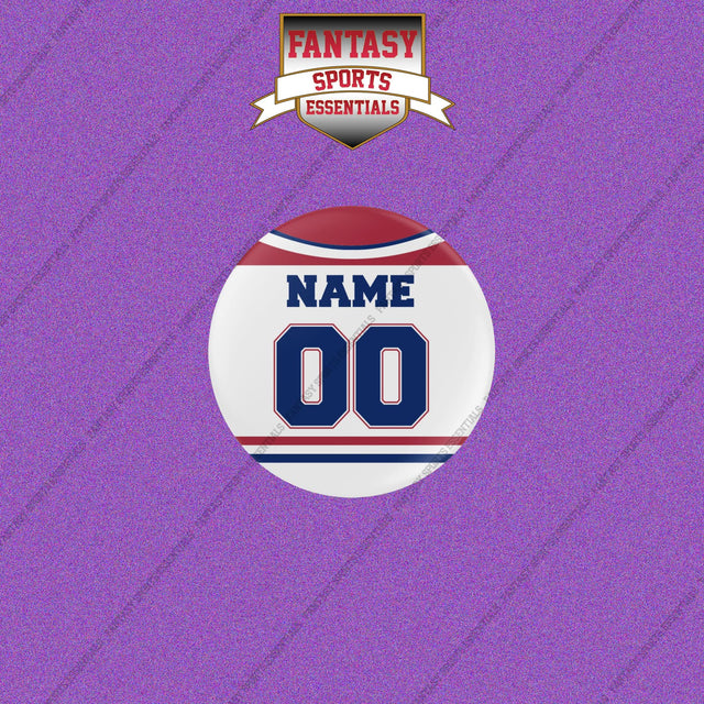 Montreal Canadiens Personalized Current Away Jersey Buttons