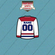 Montreal Canadiens Personalized Current Away Jersey Car Decals