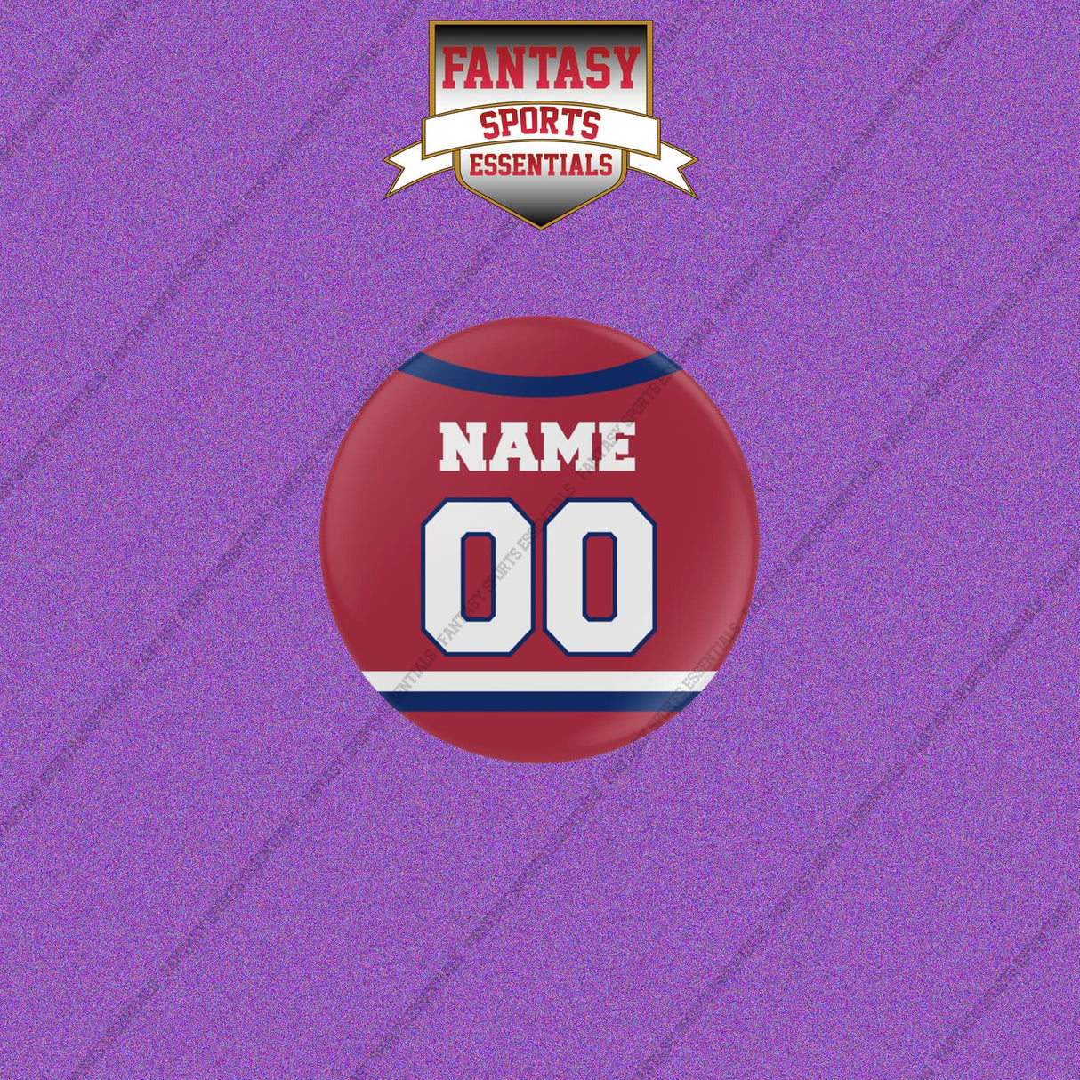 Montreal Canadiens Personalized Current Home Jersey Buttons