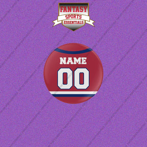 Montreal Canadiens Personalized Current Home Jersey Buttons
