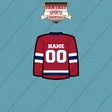 Montreal Canadiens Personalized Current Home Jersey Car Decals