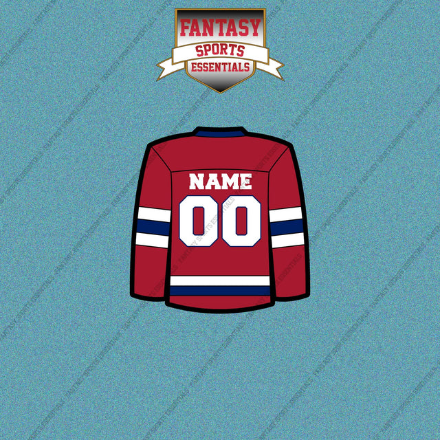Montreal Canadiens Personalized Current Home Jersey Car Decals
