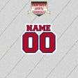 Montreal Canadiens Personalized Current Name and Number Glossy Stickers