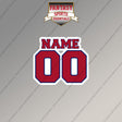 Montreal Canadiens Personalized Current Name and Number Magnets