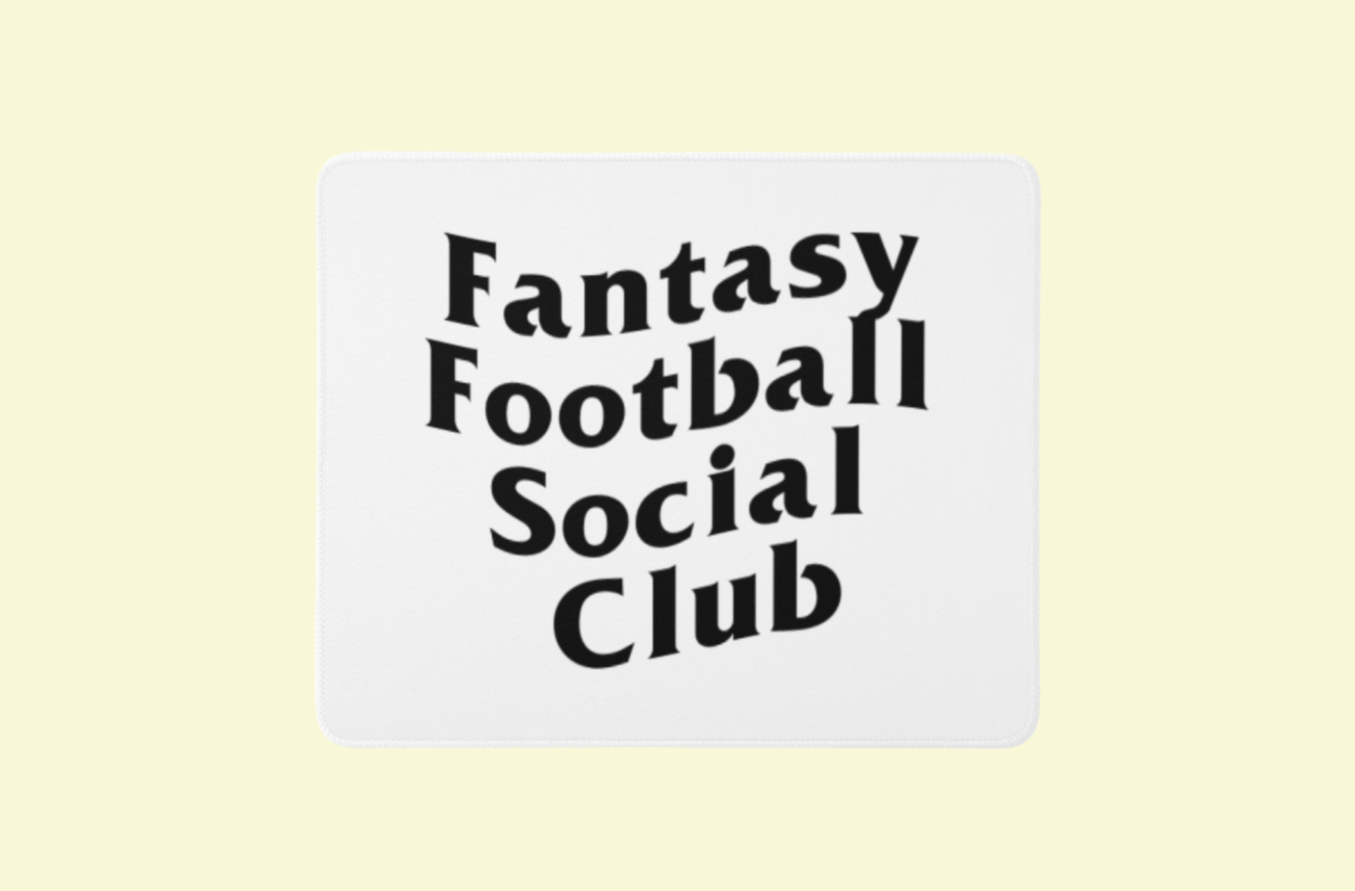 Fantasy Sports Essentials Exclusive Fantasy Football Social Club Mousepad