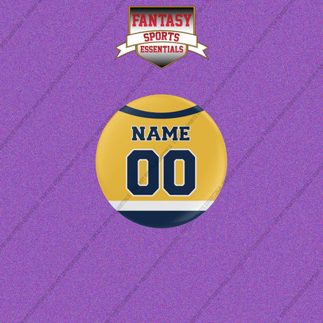 Nashville Predators Personalized Current Home Jersey Buttons
