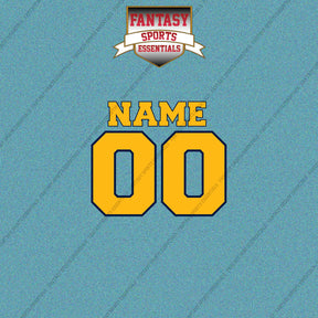 Nashville Predators Personalized Current Name and Number Car Decals