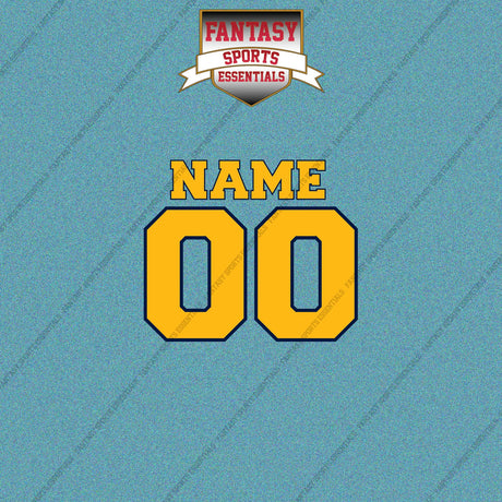 Nashville Predators Personalized Current Name and Number Car Decals