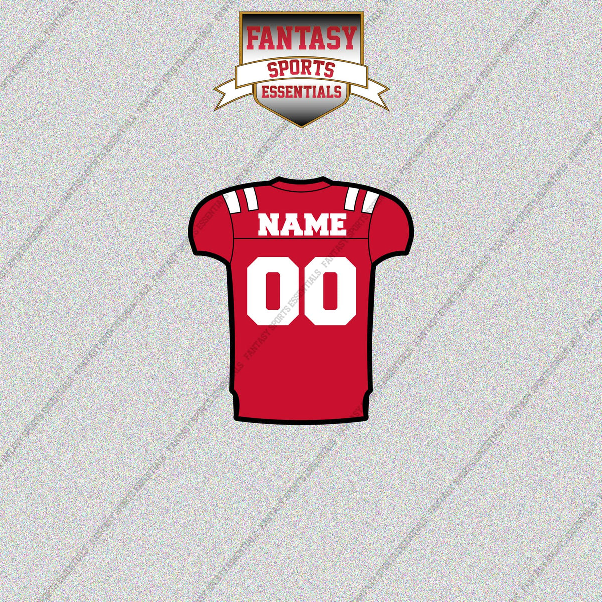 Nebraska Cornhuskers Football Personalized Home Jersey Glossy Stickers