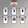 New England Patriots 2025 Away Jersey Magnets (Choose Your Player) Page 1