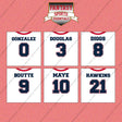 New England Patriots 2025 Away Jersey Wall Art Prints (Choose Your Player) Page 1