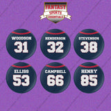 New England Patriots 2025 Home Jersey Button Pins (Choose Your Player) Page 2