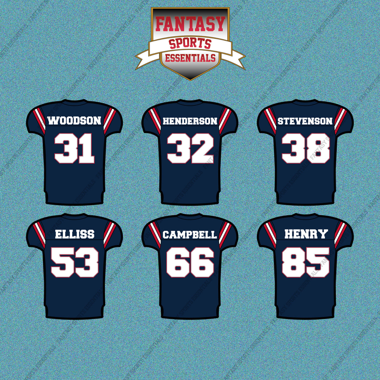 New England Patriots 2025 Home Jersey Car Decals (Choose Your Player) Page 2