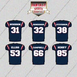 New England Patriots 2025 Home Jersey Glossy Stickers (Choose Your Player) Page 2