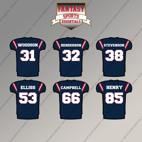 New England Patriots 2025 Home Jersey Magnets (Choose Your Player) Page 2
