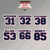 New England Patriots 2025 Name and Number Magnets (Choose Your Player) Page 2