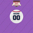 New England Patriots Personalized Current Away Jersey Buttons
