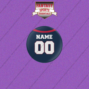 New England Patriots Personalized Current Home Jersey Buttons