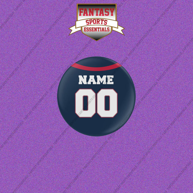 New England Patriots Personalized Current Home Jersey Buttons