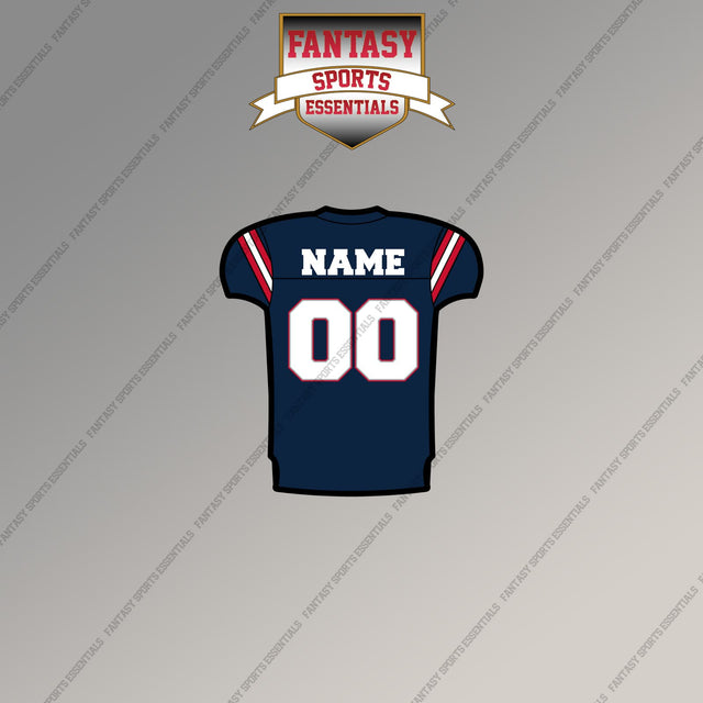 New England Patriots Personalized Current Home Jersey Magnets