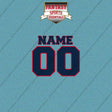New England Patriots Personalized Current Name and Number Car Decals
