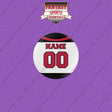 New Jersey Devils Personalized Current Away Jersey Buttons