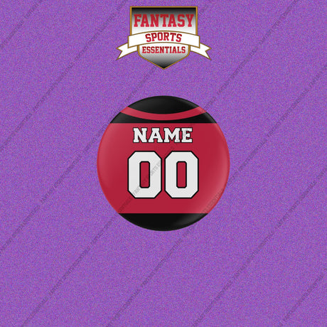 New Jersey Devils Personalized Current Home Jersey Buttons