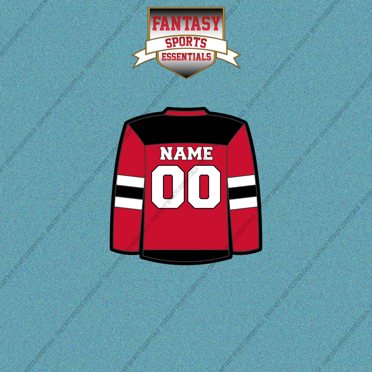 New Jersey Devils Personalized Current Home Jersey Car Decals