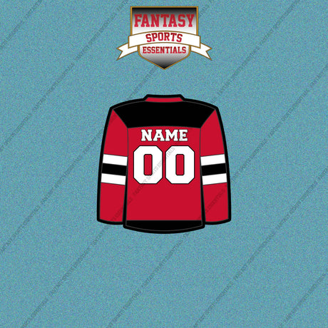 New Jersey Devils Personalized Current Home Jersey Car Decals