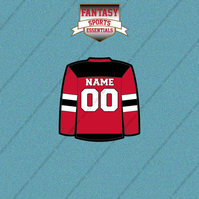 New Jersey Devils Personalized Current Home Jersey Car Decals