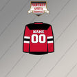 New Jersey Devils Personalized Current Home Jersey Magnets