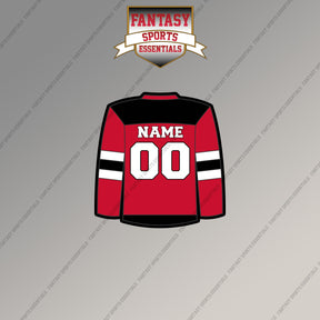 New Jersey Devils Personalized Current Home Jersey Magnets