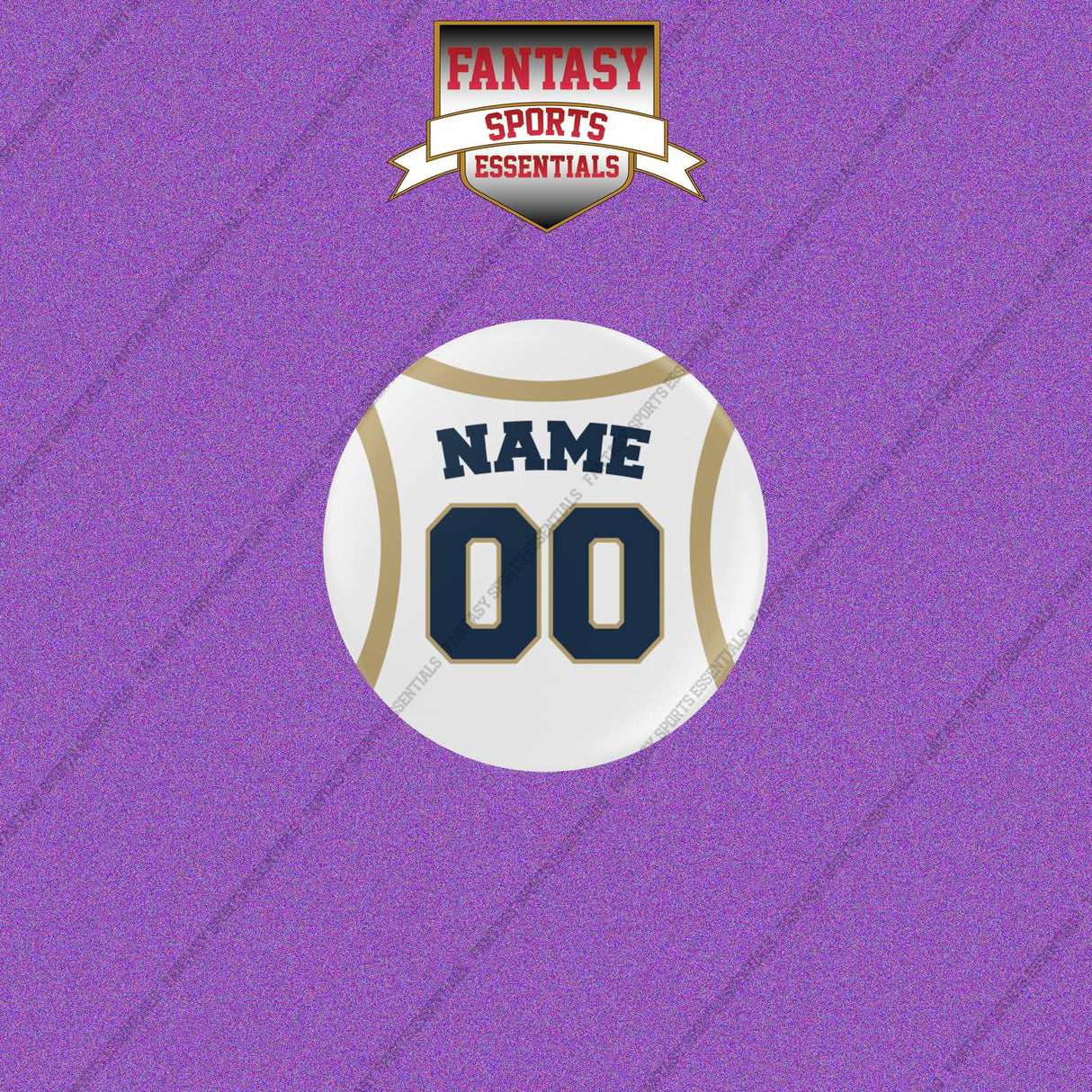 New Orleans Pelicans Personalized Current Away Jersey Buttons