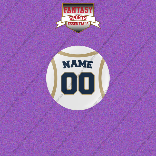 New Orleans Pelicans Personalized Current Away Jersey Buttons
