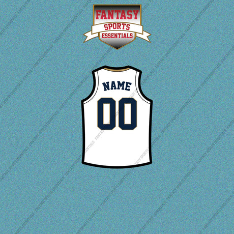 New Orleans Pelicans Personalized Current Away Jersey Car Decals