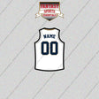 New Orleans Pelicans Personalized Current Away Jersey Glossy Stickers
