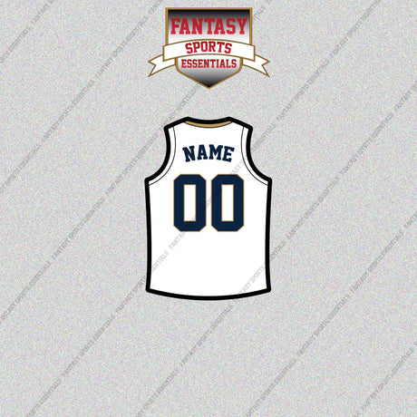 New Orleans Pelicans Personalized Current Away Jersey Glossy Stickers