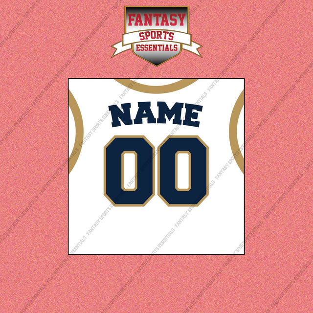 New Orleans Pelicans Personalized Current Away Jersey Wall Art Prints