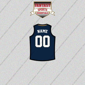 New Orleans Pelicans Personalized Current Home Jersey Glossy Stickers