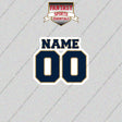 New Orleans Pelicans Personalized Current Name and Number Glossy Stickers