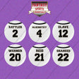 New Orleans Saints 2025 Away Jersey Button Pins (Choose Your Player) Page 1