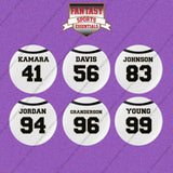 New Orleans Saints 2025 Away Jersey Button Pins (Choose Your Player) Page 2