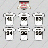 New Orleans Saints 2025 Away Jersey Glossy Stickers (Choose Your Player) Page 2