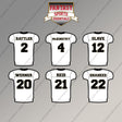 New Orleans Saints 2025 Away Jersey Magnets (Choose Your Player) Page 1