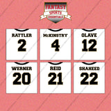 New Orleans Saints 2025 Away Jersey Wall Art Prints (Choose Your Player) Page 1