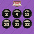 New Orleans Saints 2025 Home Jersey Button Pins (Choose Your Player) Page 1